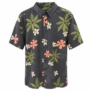 COVA by Jantzen Men's Trippy Floral Performance Button Up Shirt XL CV25002W